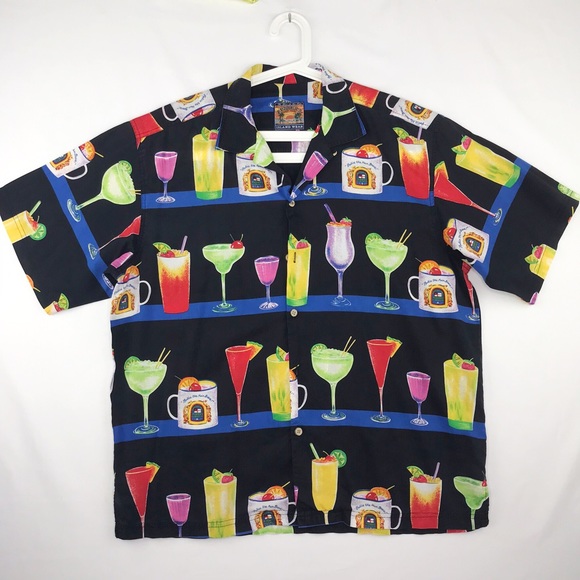 Pusser’s Island Wear Other - Pusser’s West Indies Mens Large Cocktail Hawaiian